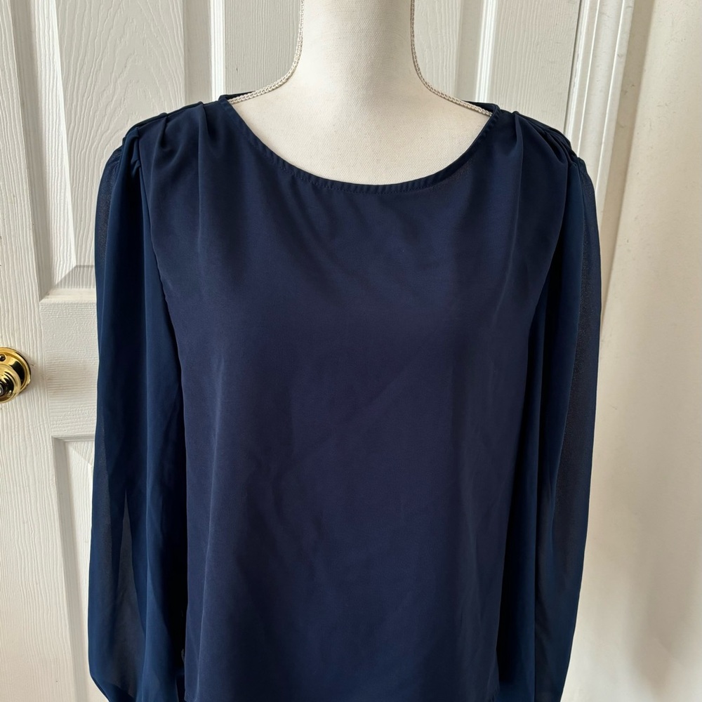 Sason Navy Blue Blouse